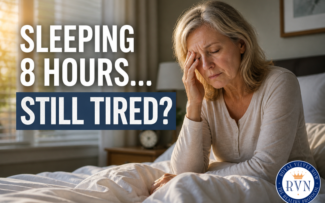 Older adult waking up tired despite full night of sleep